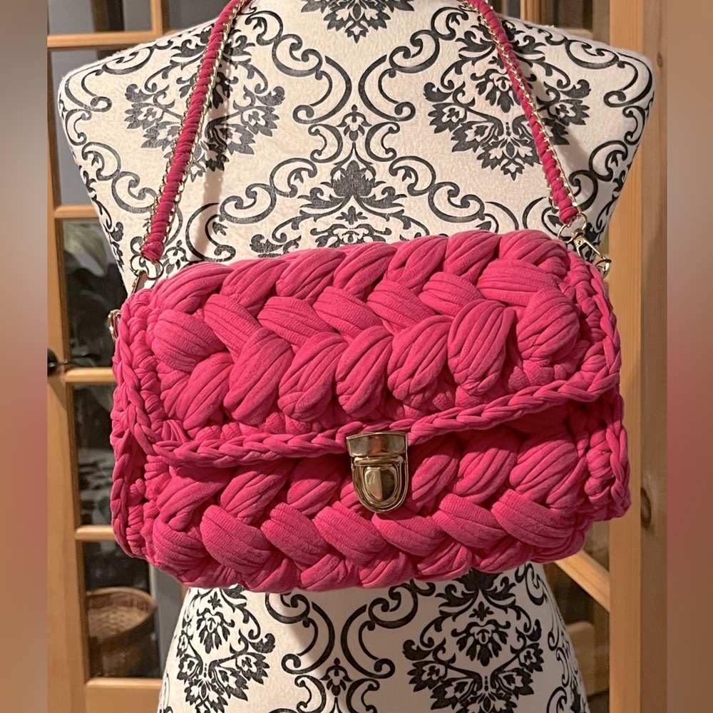 NWT Nadya Toto hot pink purse